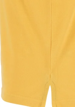 Redmond modern fit poloshirt, geel (blauw contrast)