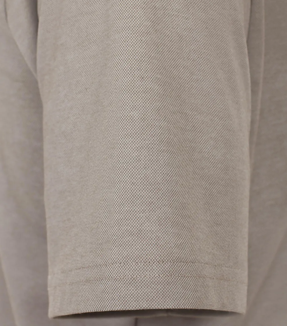 Redmond regular fit heren polo, jersey, bruin