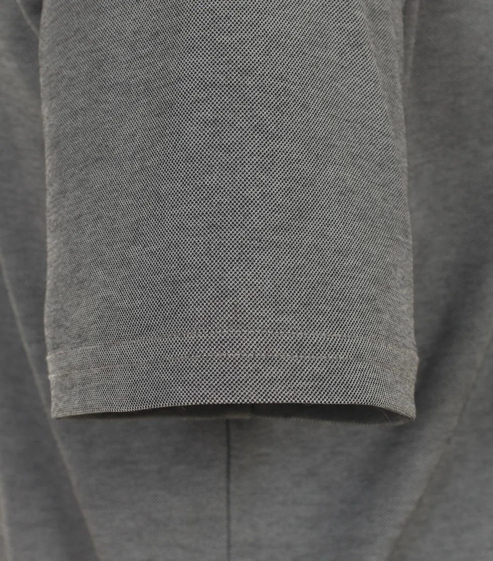 Redmond regular fit heren polo, jersey, grijs