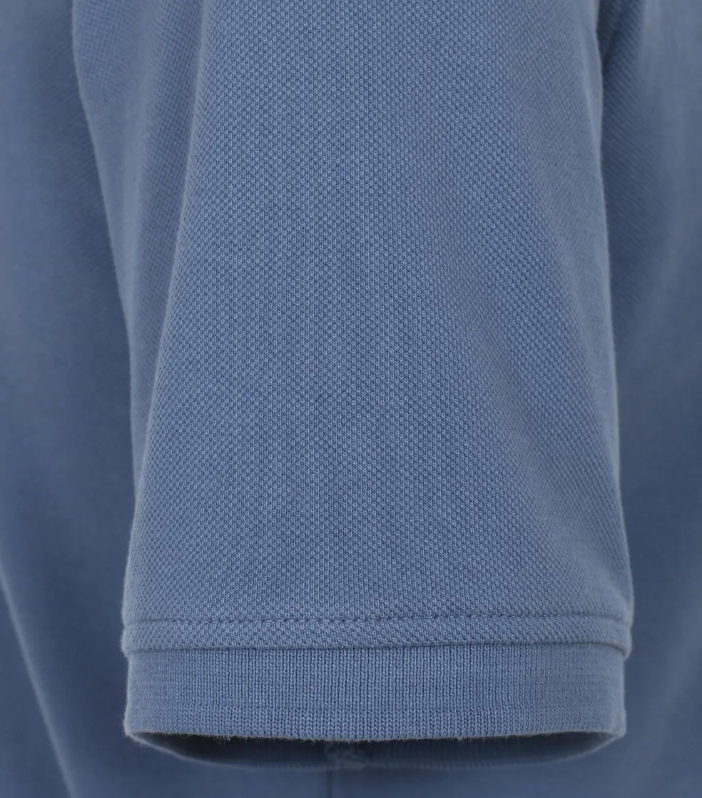 Redmond regular fit heren polo, pique, blauw