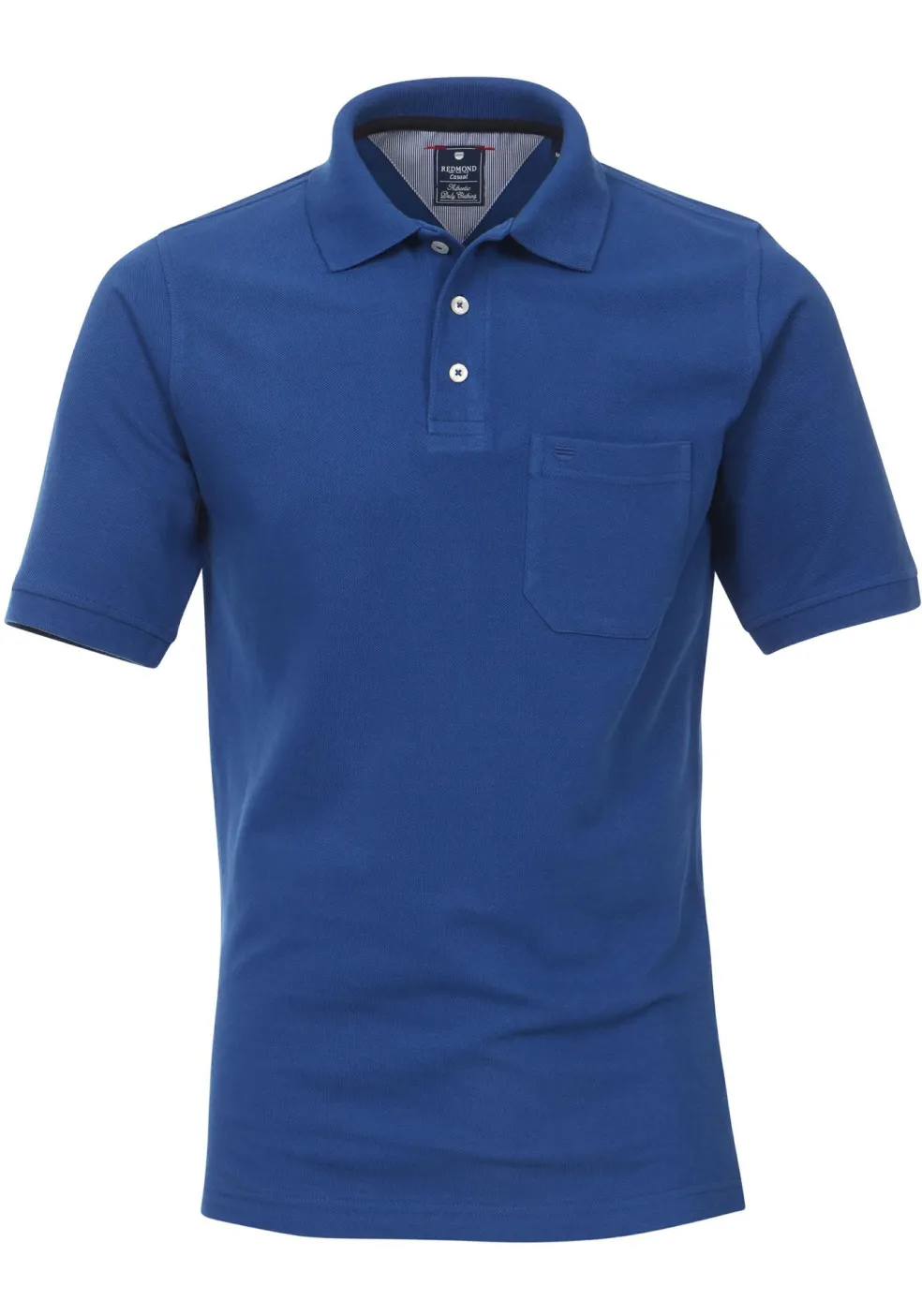 Redmond regular fit poloshirt, kobalt blauw