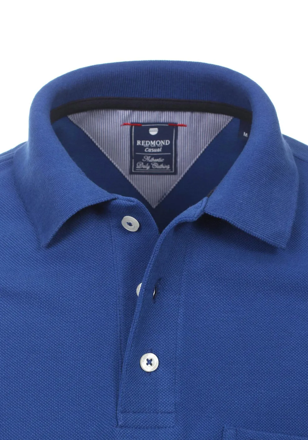 Redmond regular fit poloshirt, kobalt blauw