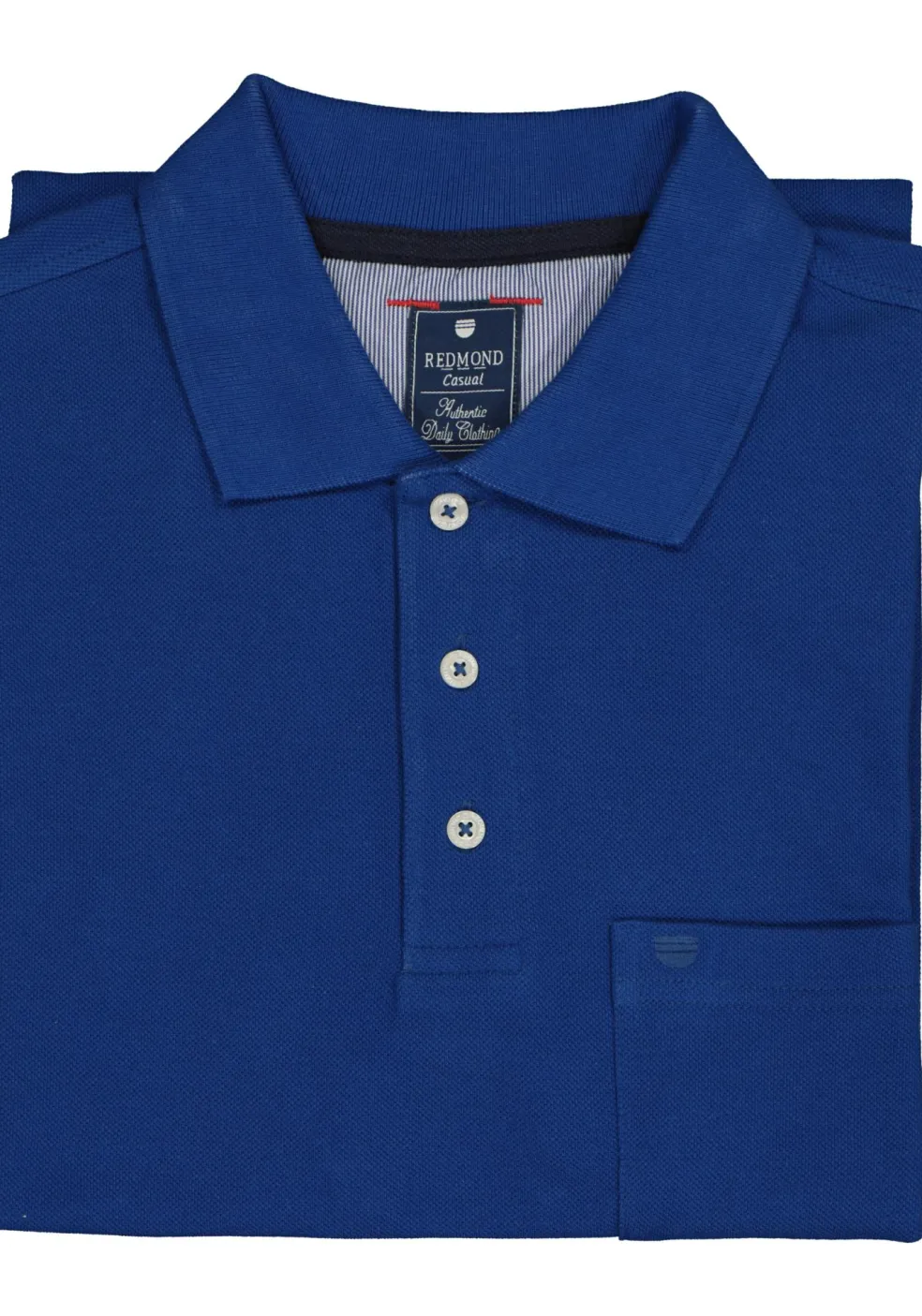 Redmond regular fit poloshirt, kobalt blauw