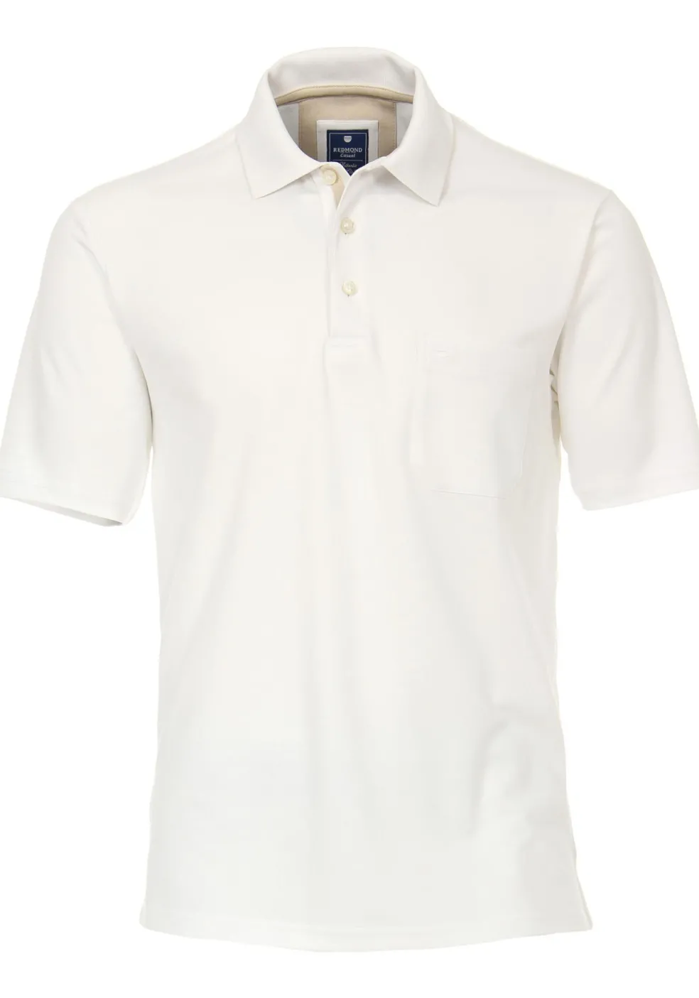 Redmond regular fit poloshirt, wit