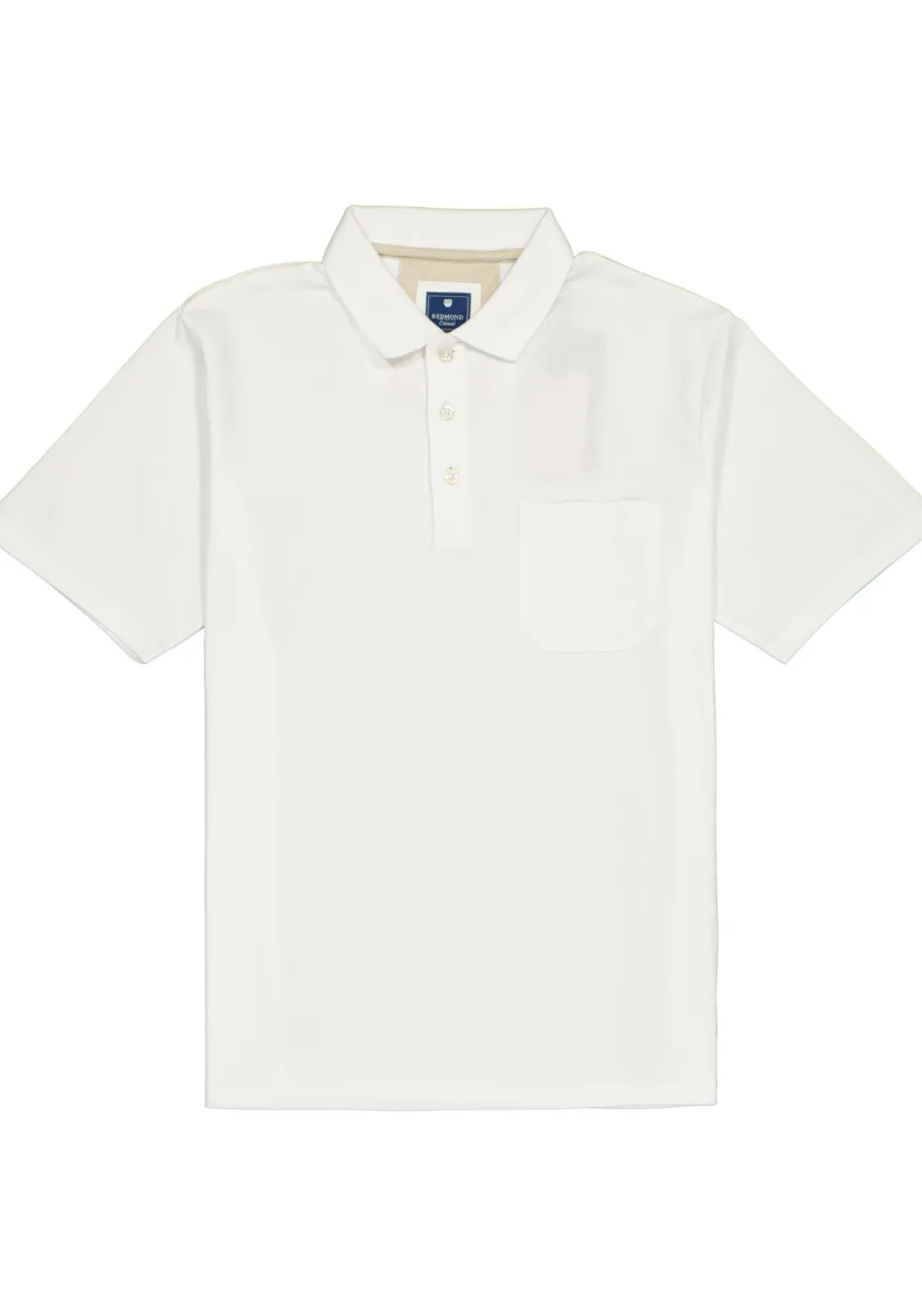 Redmond regular fit poloshirt, wit
