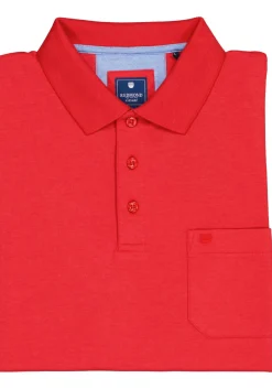 Redmond regular fit poloshirt, rood