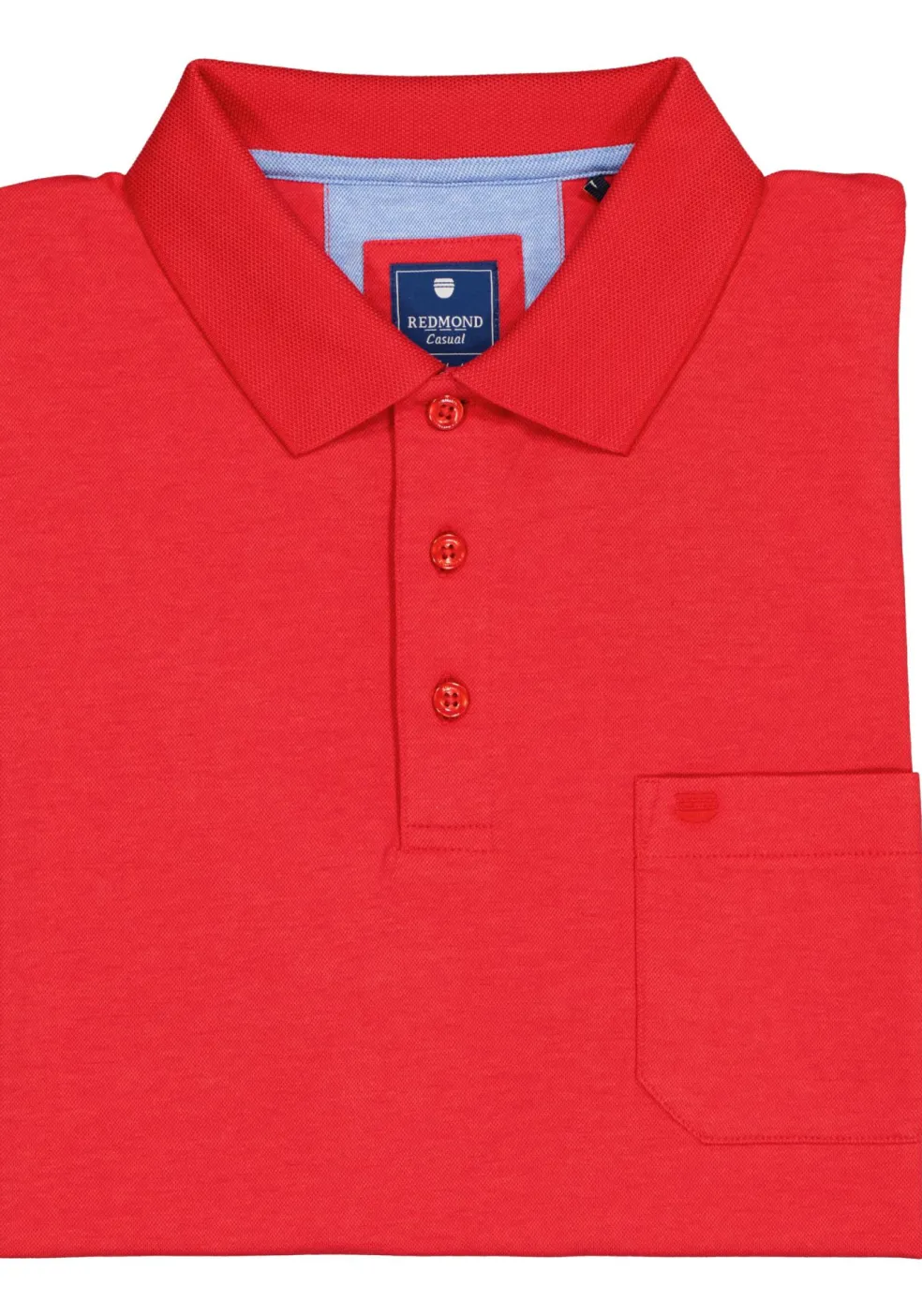 Redmond regular fit poloshirt, rood