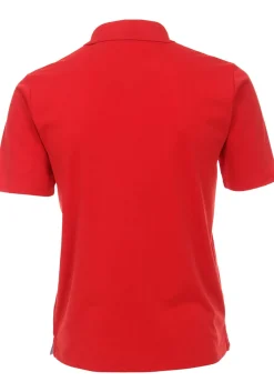 Redmond regular fit poloshirt, rood
