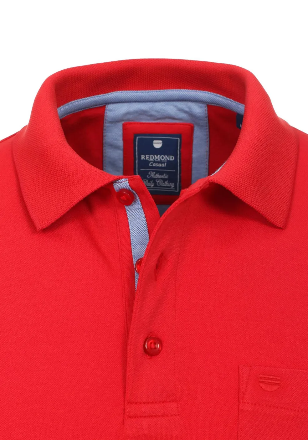 Redmond regular fit poloshirt, rood