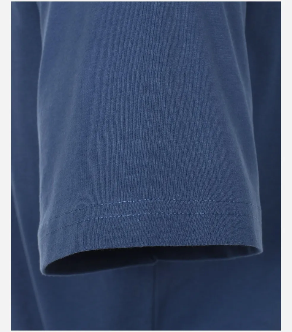 Redmond regular fit T-shirt, korte mouw O-hals, blauw
