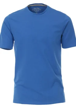 Redmond regular fit T-shirt, korte mouw O-hals, blauw