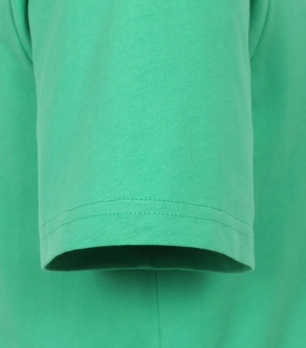 Redmond regular fit T-shirt, korte mouw O-hals, groen
