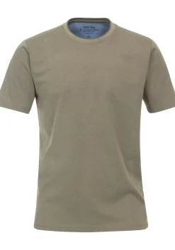 Redmond regular fit T-shirt, korte mouw O-hals, groen