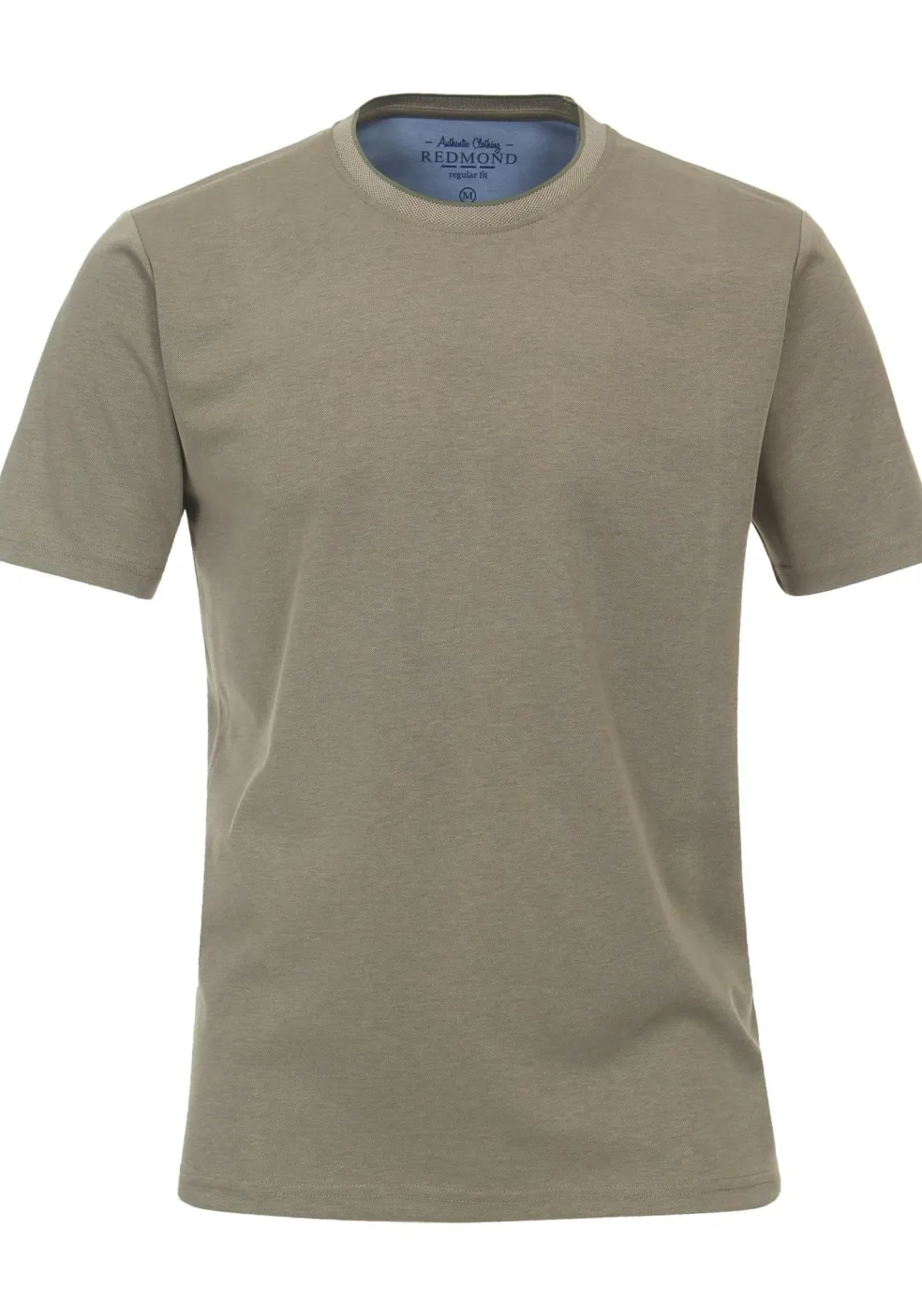 Redmond regular fit T-shirt, korte mouw O-hals, groen