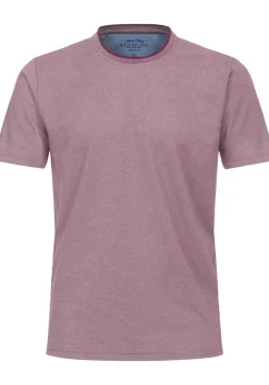 Redmond regular fit T-shirt, korte mouw O-hals, paars