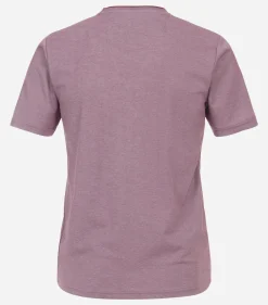 Redmond regular fit T-shirt, korte mouw O-hals, paars