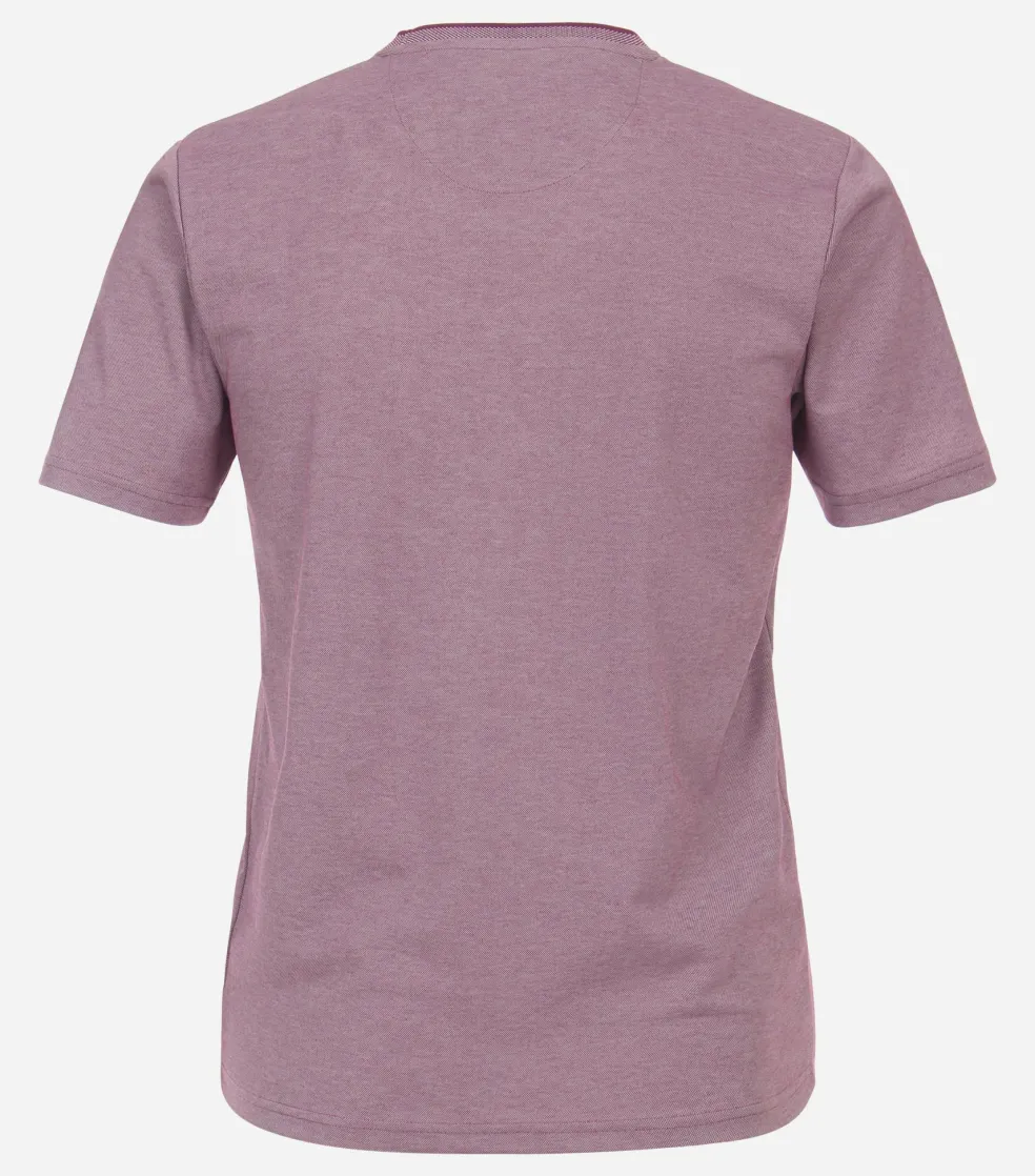 Redmond regular fit T-shirt, korte mouw O-hals, paars