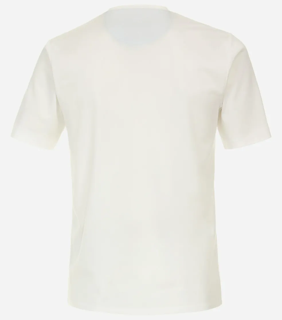 Redmond regular fit T-shirt, korte mouw O-hals, wit