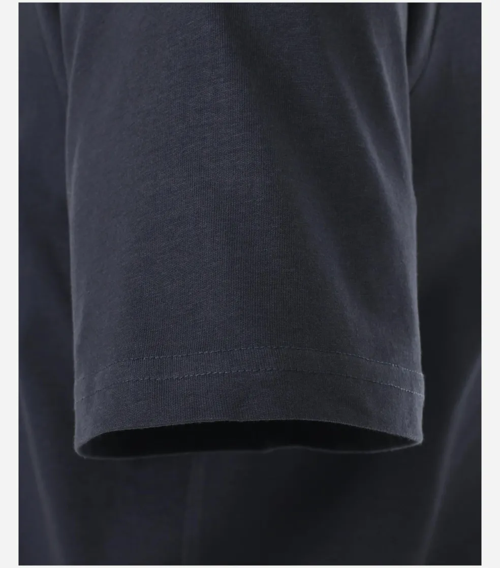 Redmond regular fit T-shirt, korte mouw V-hals, blauw