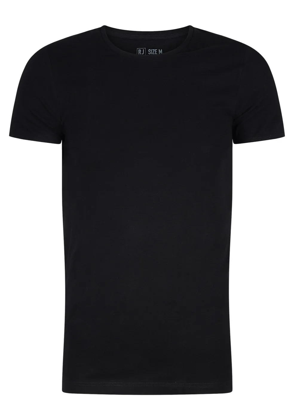 RJ Bodywear Everyday Maastricht T-shirts (2-pack), heren stretch T-shirts O-hals, zwart