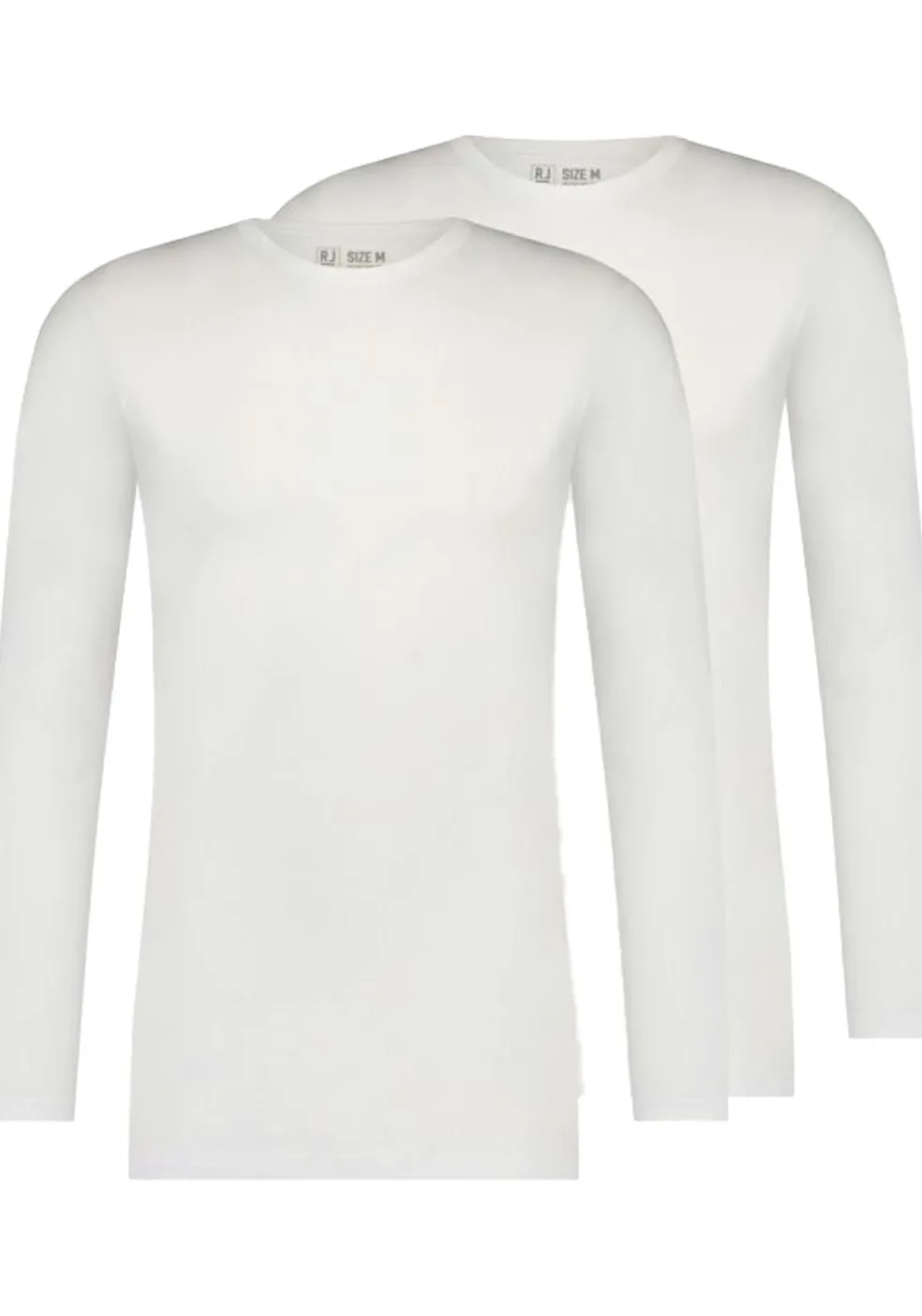 RJ Bodywear Everyday Roosendaal T-shirt (2-pack), heren T-shirt met O-hals, wit