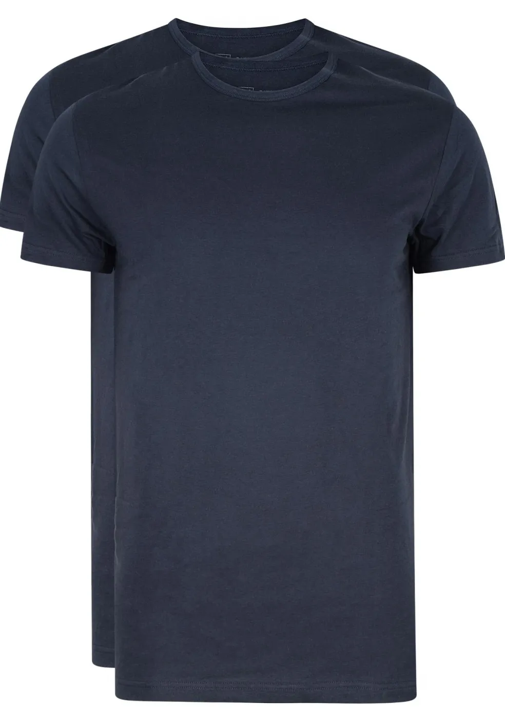 RJ Bodywear Everyday Rotterdam T-shirts (2-pack), heren T-shirts O-hals smal, donkerblauw
