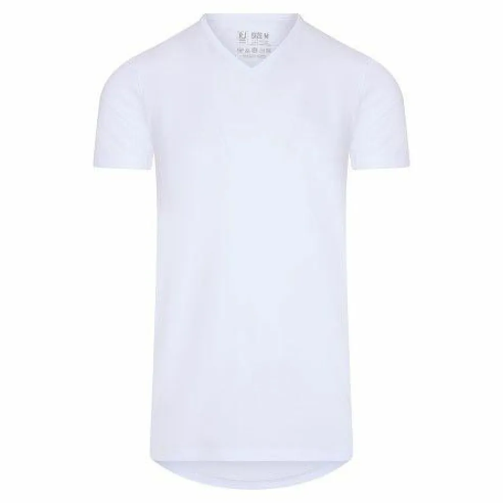 RJ Bodywear Everyday Venlo T-shirt (2-pack), heren T-shirt met V-hals, wit