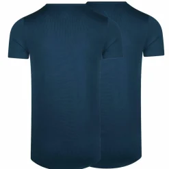 RJ Bodywear Good Life Lisbon T-shirt (2-pack), heren T-shirt met O-hals, donkerblauw