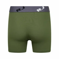 RJ Bodywear Pure Color boxer (1-pack), heren boxer lang, donkergroen