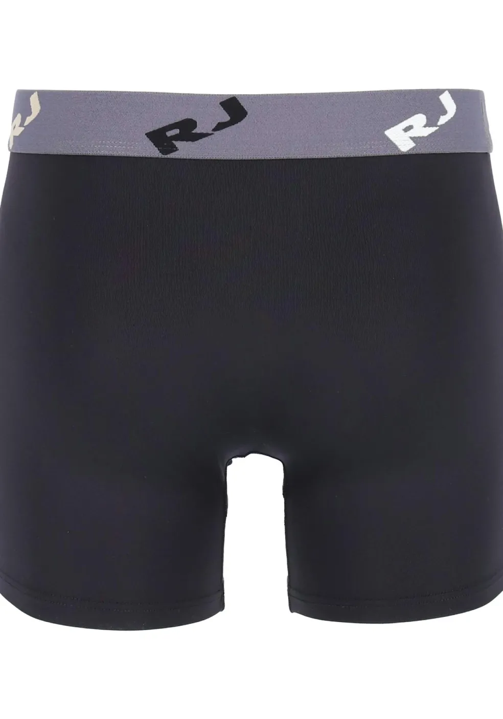 RJ Bodywear Pure Color boxershort (1-pack), heren boxer lang, microfiber, zwart