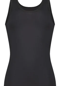 RJ Bodywear Pure Color dames extra comfort hemd (2-pack), zwart