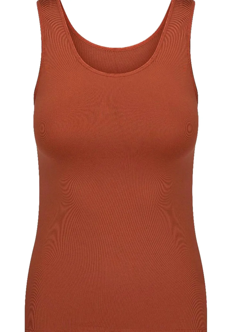 RJ Bodywear Pure Color dames hemd (1-pack), cognac
