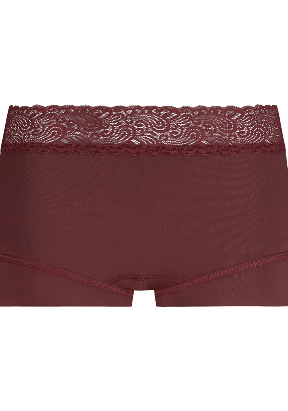 RJ Bodywear Pure Color dames kant short (1-pack), port