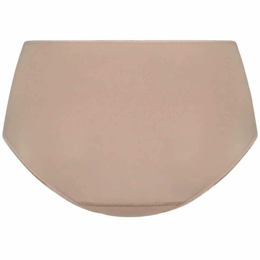 RJ Bodywear Pure Color dames midi slip (1-pack), lichtbruin
