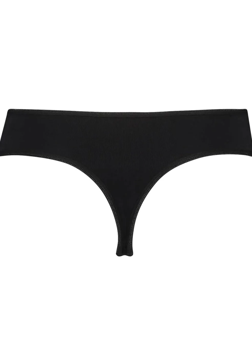 RJ Bodywear Pure Color dames string, zwart