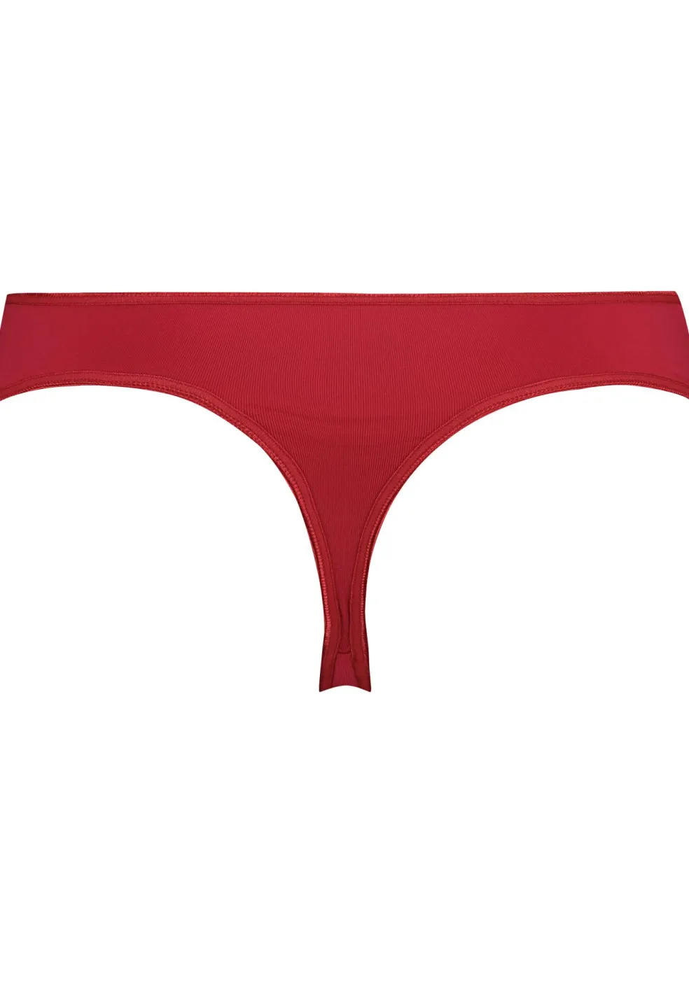 RJ Bodywear Pure Color dames string, donkerrood