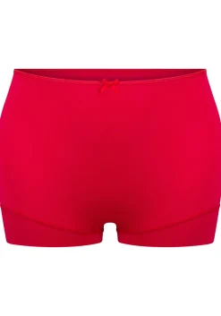 RJ Bodywear Pure Color dames short extra hoog, donkerrood