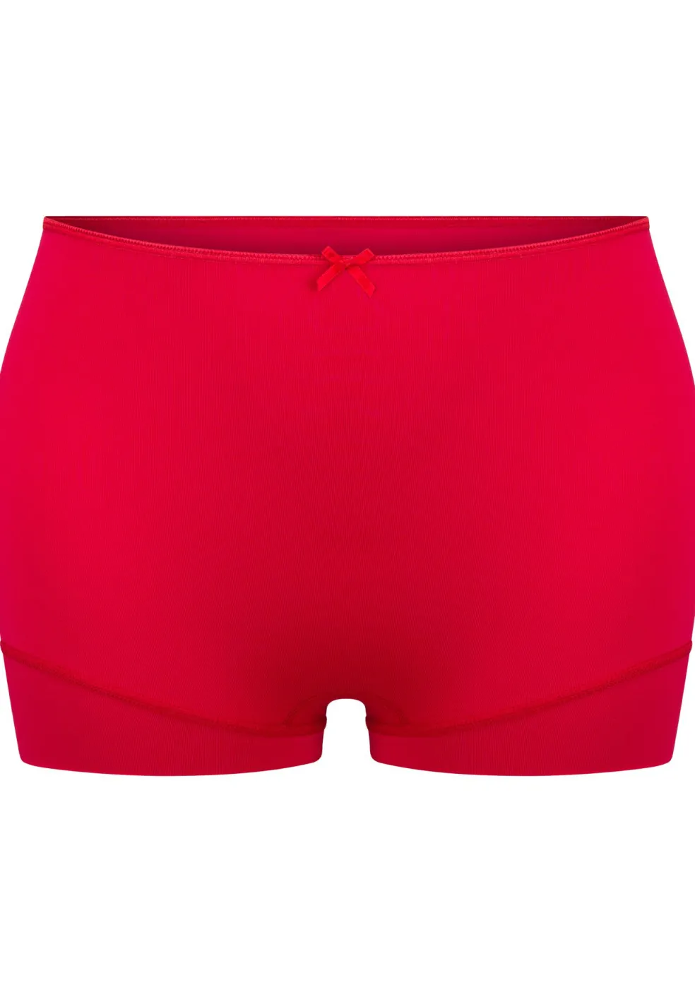 RJ Bodywear Pure Color dames short extra hoog, donkerrood