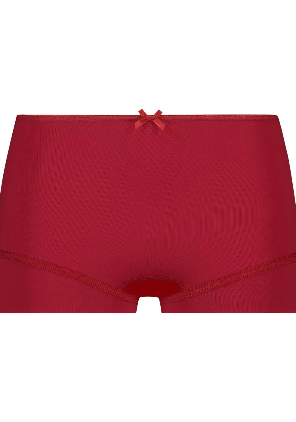 RJ Bodywear Pure Color dames short, donkerrood
