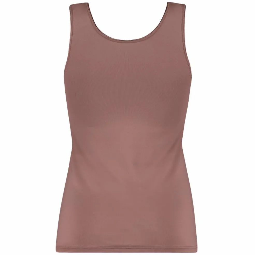RJ Bodywear Pure Color dames shirt (1-pack), mauve