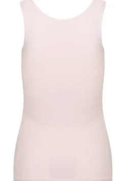 RJ Bodywear Pure Color dames top (1-pack), hemdje met brede banden, roze