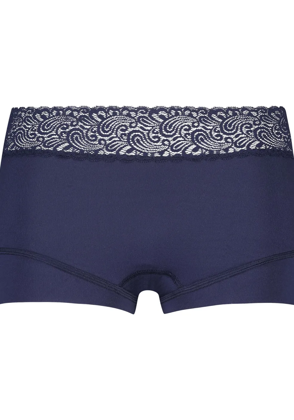 RJ Bodywear Pure Color Kant dames short, donkerblauw