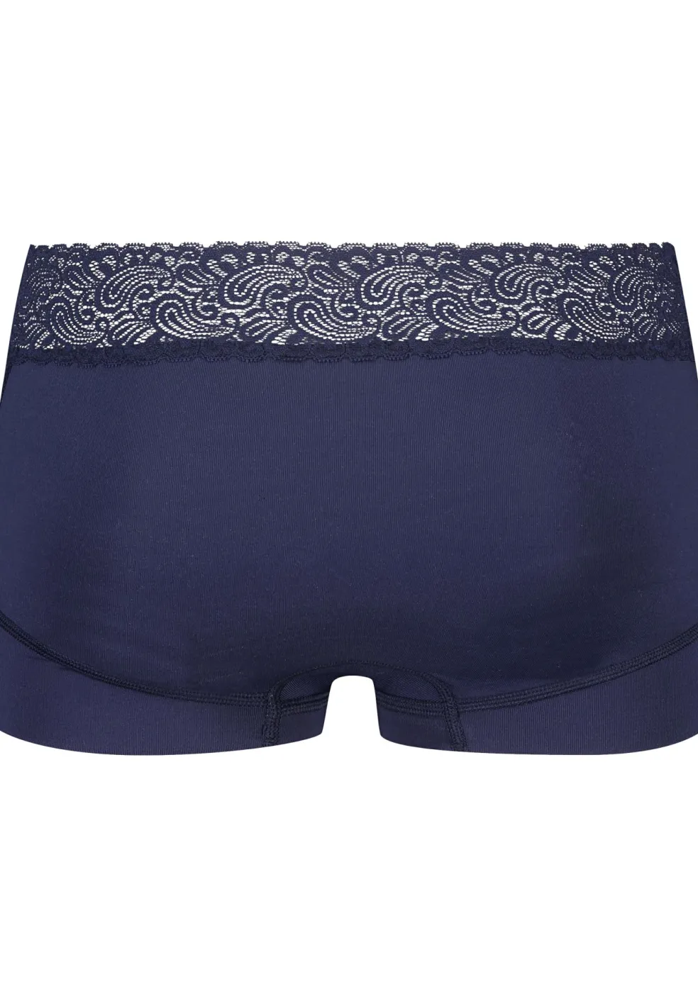 RJ Bodywear Pure Color Kant dames short, donkerblauw