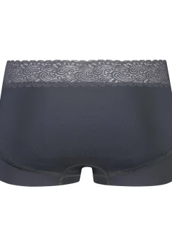 RJ Bodywear Pure Color Kant dames short, grijs
