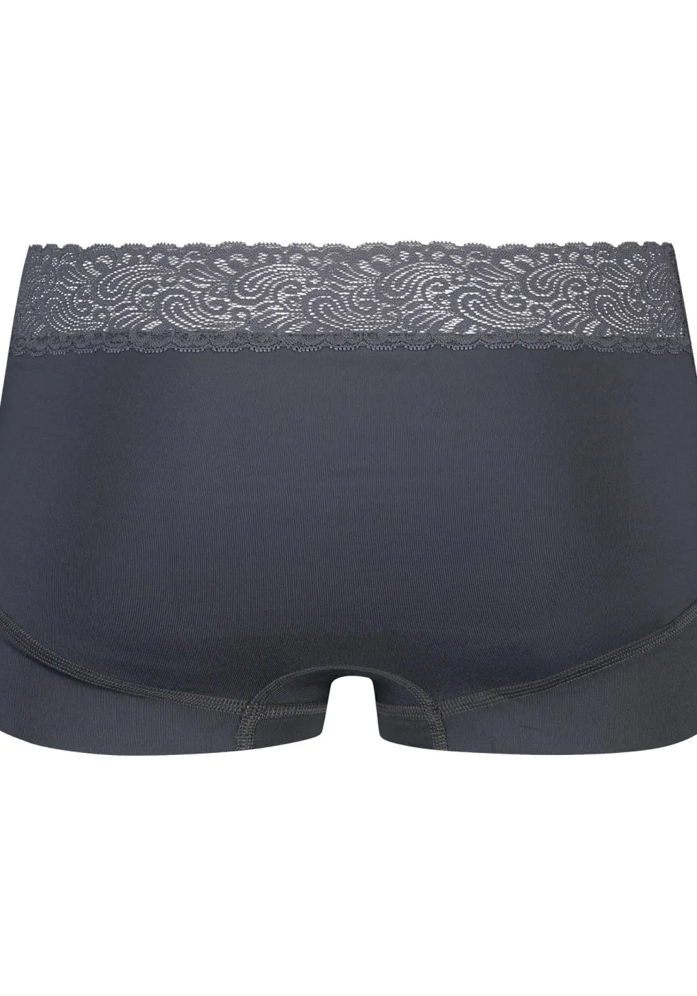 RJ Bodywear Pure Color Kant dames short, grijs