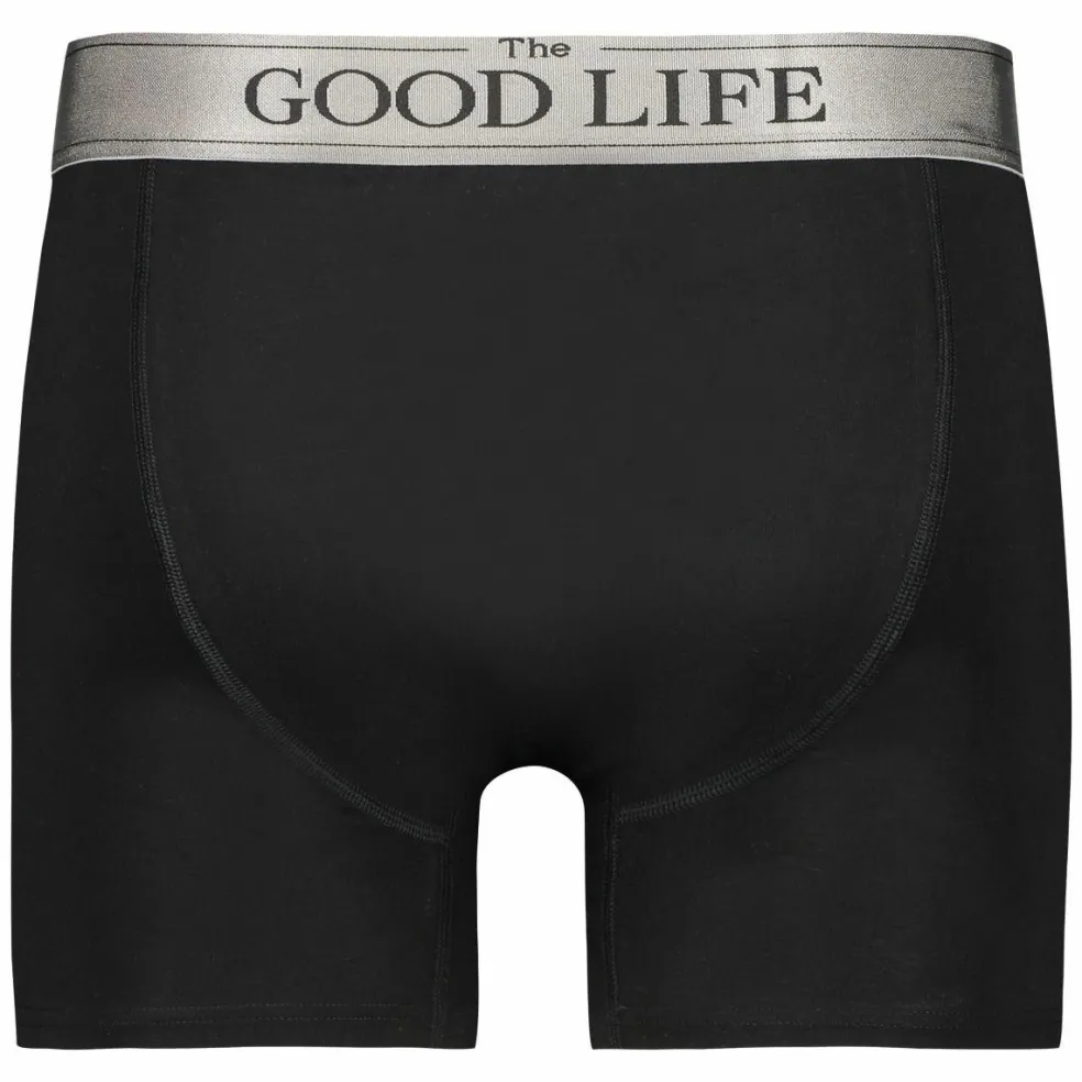 RJ Bodywear Sweatproof boxershort (1-pack), heren boxer lang anti zweet, zwart