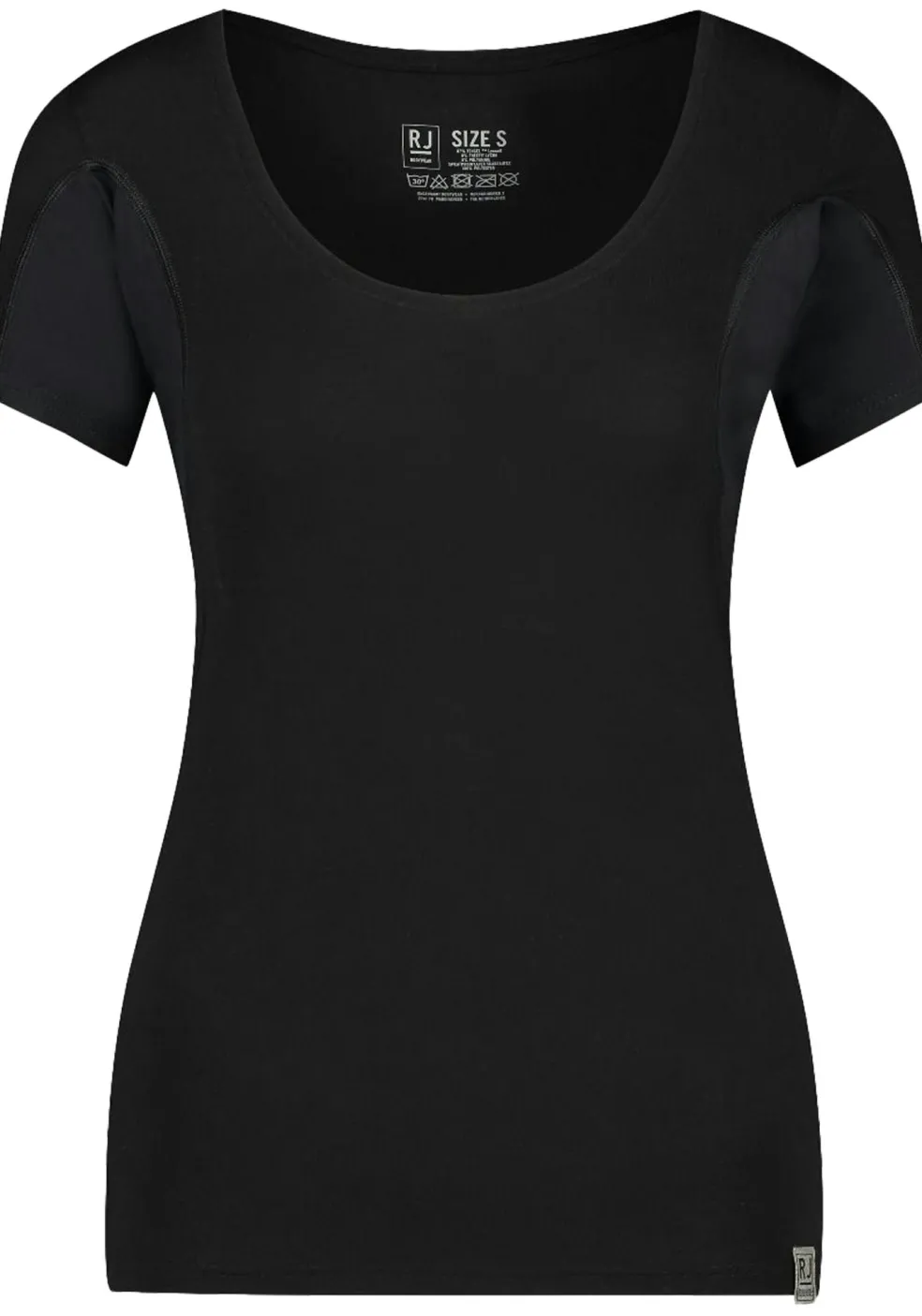 RJ Bodywear Sweatproof dames Bern T-shirt (1-pack), zwart