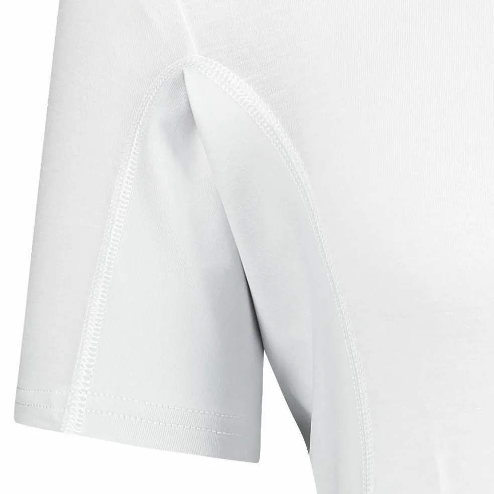 RJ Bodywear Sweatproof T-shirt (1-pack), heren T-shirt met anti zweet oksels, O-hals, wit