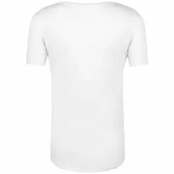 RJ Bodywear Sweatproof T-shirt (1-pack), heren T-shirt met anti zweet oksels, V-hals, wit