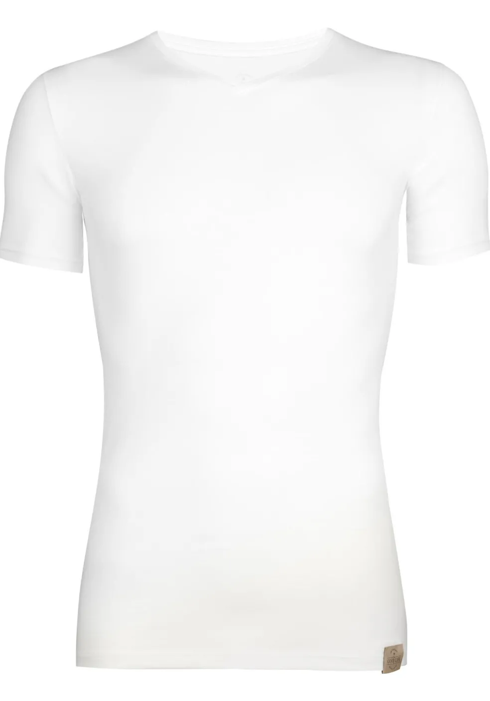 RJ Bodywear The Good Life T-shirts (2-pack), slim fit heren T-shirts V-hals, wit